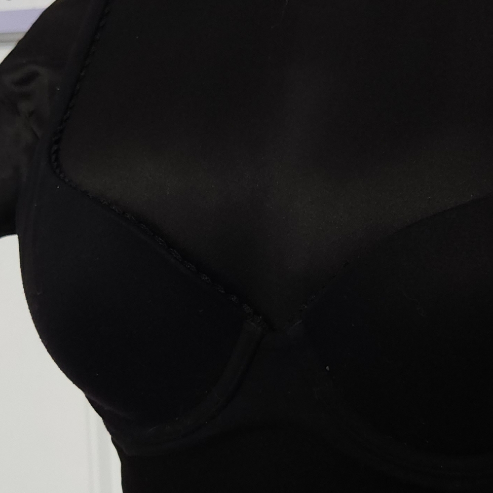Elegant Black Dress with Silver Embellishments